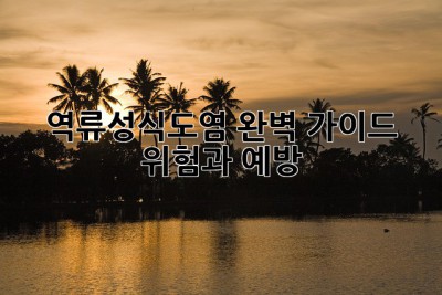역류성식도염 완벽 가이드: 위험과 예방