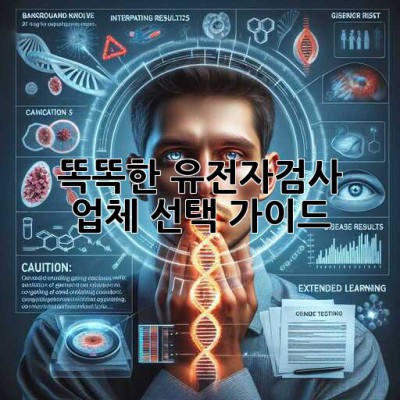 똑똑한 유전자검사 업체 선택 가이드 🧬🔍