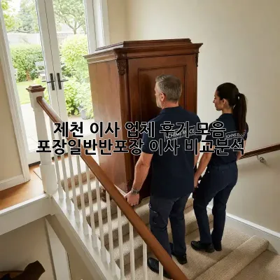제천 이사 업체 후기 모음: 포장/일반/반포장 이사 비교분석