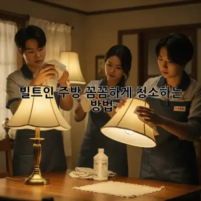 빌트인 주방, 꼼꼼하게 청소하는 방법! ✨